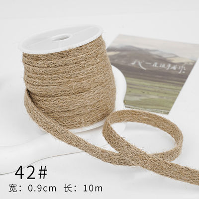 Noel Kahverengi Kırmızı Şerit 5mm-45mm Kablolu Kırmızı Şerit