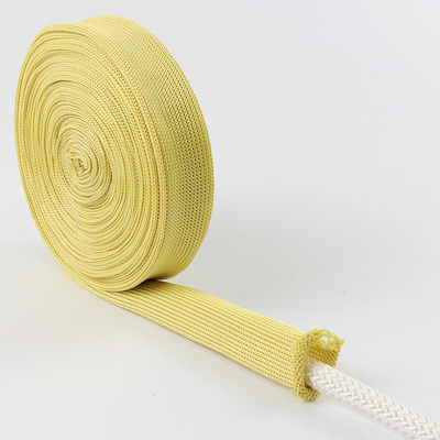 Dikişli Yangına Karşı Dirsek Sarı 20 mm Genişliği Kevlar Tüp Dirsek