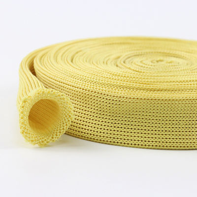 Dikişli Yangına Karşı Dirsek Sarı 20 mm Genişliği Kevlar Tüp Dirsek