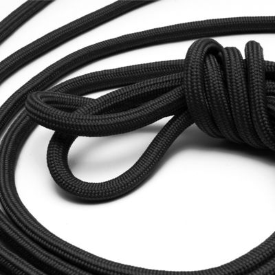 Gri Pembe Çift örgü Nylon Yacht İpi 5mm Polyester Kablo Toplu
