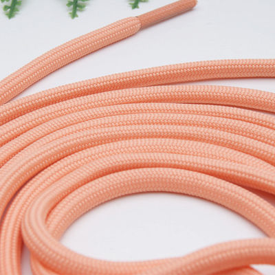 Gri Pembe Çift örgü Nylon Yacht İpi 5mm Polyester Kablo Toplu