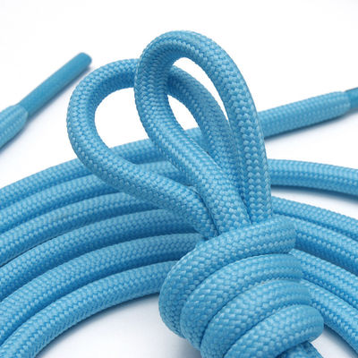 Gri Pembe Çift örgü Nylon Yacht İpi 5mm Polyester Kablo Toplu