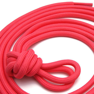 Gri Pembe Çift örgü Nylon Yacht İpi 5mm Polyester Kablo Toplu
