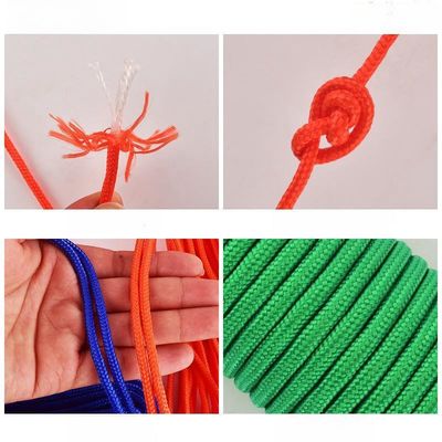 Turuncu Naylon Çadır Elastik Kablo 2mm-10mm Düzenlenebilir Çadır İpleri Kablo