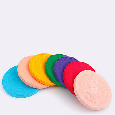 10mm-40mm Basit Pamuk Kurdele Pembe Yeşil Mavi Dokuma Kenar Kurdele