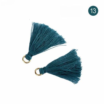 Renkli Pamuk Tassel 3cm Giyim Dekorasyonu Pamuk iplik Tassels