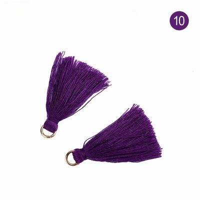 Renkli Pamuk Tassel 3cm Giyim Dekorasyonu Pamuk iplik Tassels