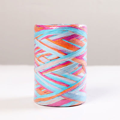 Raffia Dönüştürülmüş Kağıt Tel 80m DIY El Yapımı Kağıt Tel Eko Dost