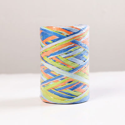 Raffia Dönüştürülmüş Kağıt Tel 80m DIY El Yapımı Kağıt Tel Eko Dost