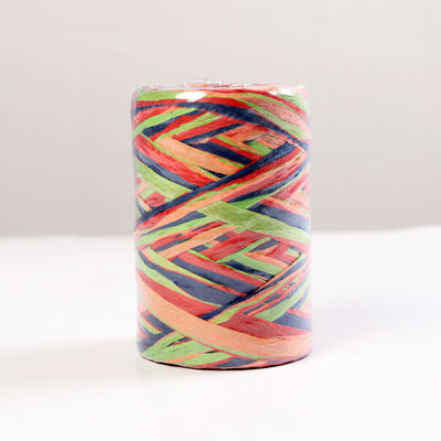 Raffia Dönüştürülmüş Kağıt Tel 80m DIY El Yapımı Kağıt Tel Eko Dost