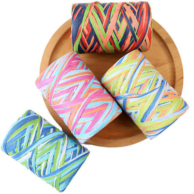 Raffia Dönüştürülmüş Kağıt Tel 80m DIY El Yapımı Kağıt Tel Eko Dost