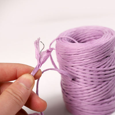 Demir Kablo 2mm Kağıt İpi Eco DIY Dönüştürülmüş Kağıt Kablo Biyolojik Bozulur