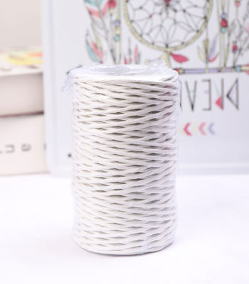 Demir Kablo 2mm Kağıt İpi Eco DIY Dönüştürülmüş Kağıt Kablo Biyolojik Bozulur