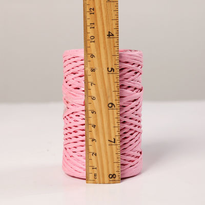 Demir Kablo 2mm Kağıt İpi Eco DIY Dönüştürülmüş Kağıt Kablo Biyolojik Bozulur