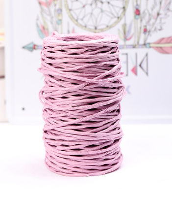 Demir Kablo 2mm Kağıt İpi Eco DIY Dönüştürülmüş Kağıt Kablo Biyolojik Bozulur