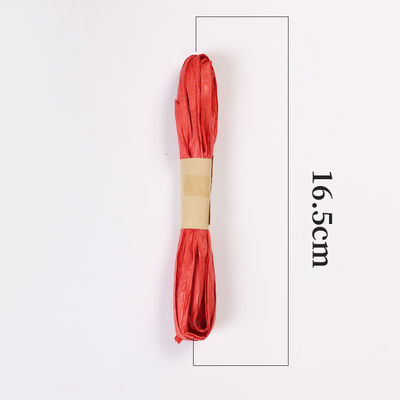 Çevre dostu 10m kağıt ip koyu mavi bükülmüş Raffia kablosu ISO9001