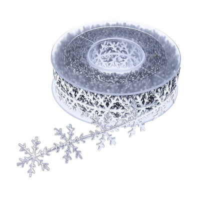 25mm Ultrasonik Kar Kurteği Noel ağacı için Gümüş Altın Rengi
