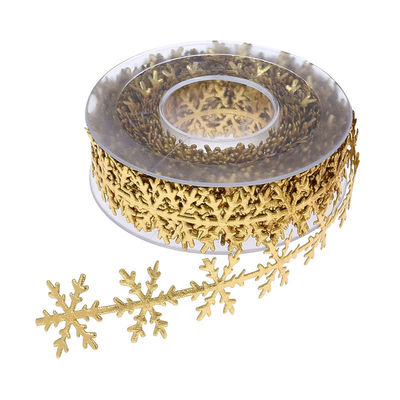 25mm Ultrasonik Kar Kurteği Noel ağacı için Gümüş Altın Rengi