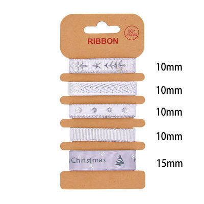 ODM Polyester Kurdele 2mm 10mm 15mm Noel Hediye Sargısı Kurdele