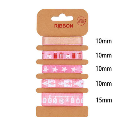ODM Polyester Kurdele 2mm 10mm 15mm Noel Hediye Sargısı Kurdele