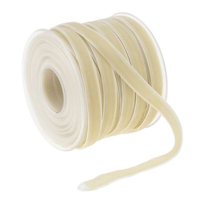 10mm*20Y Elastik Kadife Kurdele Pembe Kadife Kablolu Kurdele ISO9001