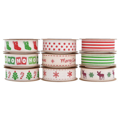 15mm*3y Noel Hediye Kurdelesi