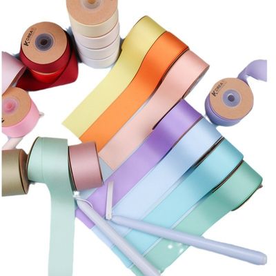 10mm-38mm*50y Polyester Pamuk Kurdele Özel Renkli Pamuk Kurdele