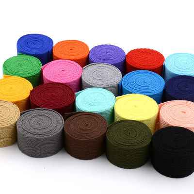 20mm*50y Herringbone giyim aksesuarları için pamuklu kurdele