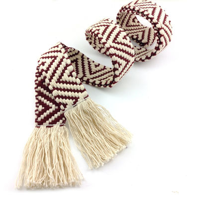 Kıyafet Aksesuarları için 40mm*210cm Pamuk Webbing Bel Kemeri
