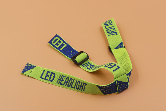 2.5cm Jacquard Elastik Şerit ve Webbing Baş Fener Baş Fener ve Giyim Aksesuarları