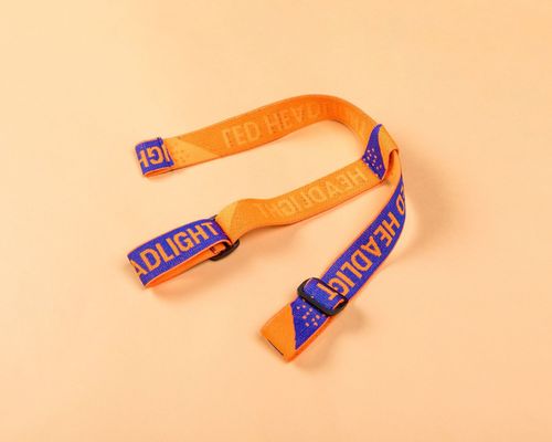 2.5cm Jacquard Elastik Şerit ve Webbing Baş Fener Baş Fener ve Giyim Aksesuarları