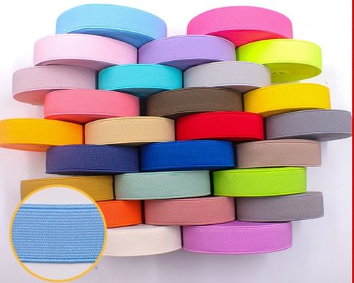 1.2 mm kalınlığında Elastik bant ve baş bandı ve giyim aksesuarları için webbing