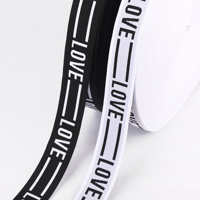 3cm Jacquard Elastik Kurdele ve Kıyafet Aksesuarları için Webbing