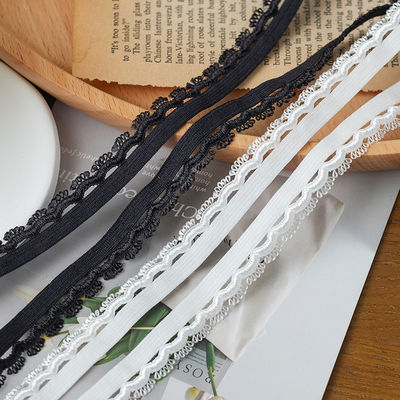 Başlık Işık Olay 1.5cm Dokuma Gözlüğü Kenarı Polyester Elastik Sutyen Kemeri Elbise Aksesuarları için Şerit