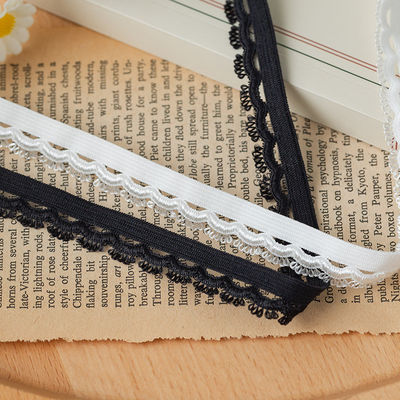 Başlık Işık Olay 1.5cm Dokuma Gözlüğü Kenarı Polyester Elastik Sutyen Kemeri Elbise Aksesuarları için Şerit